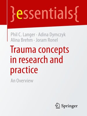 cover image of Trauma concepts in research and practice
